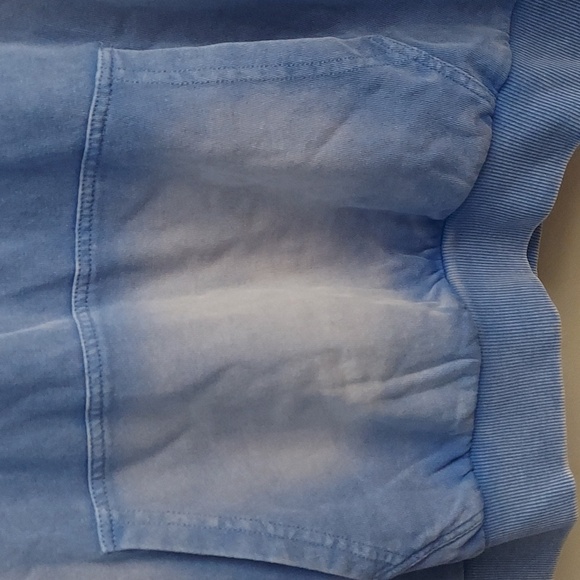 EASEL Los Angeles Boho Ombre Faded Pocket Hooded Long Sleeve Sweatshirt - Picture 6 of 12